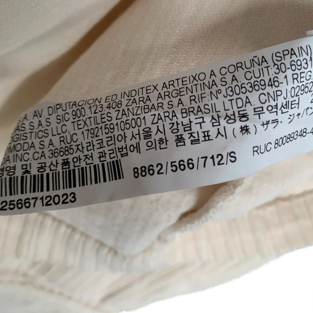 SOLD Zara Short Corduroy Overshirt, S, Oversized Cropped Jacket Shacket - Picture 10 of 12
